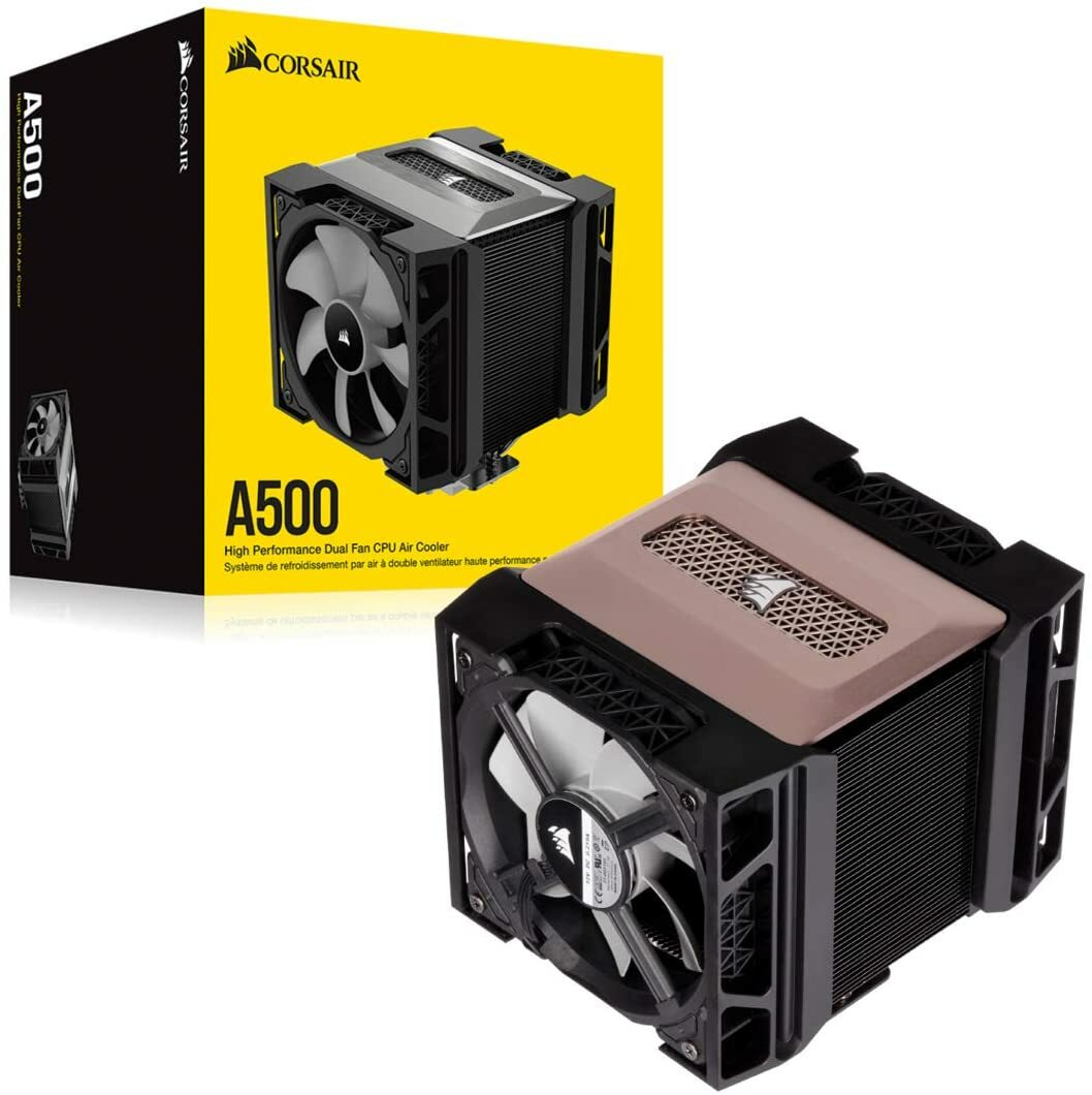 Corsair A500 High Performance Dual Fan CPU Cooler Corsair A500 High Performance Dual Fan CPU Cooler