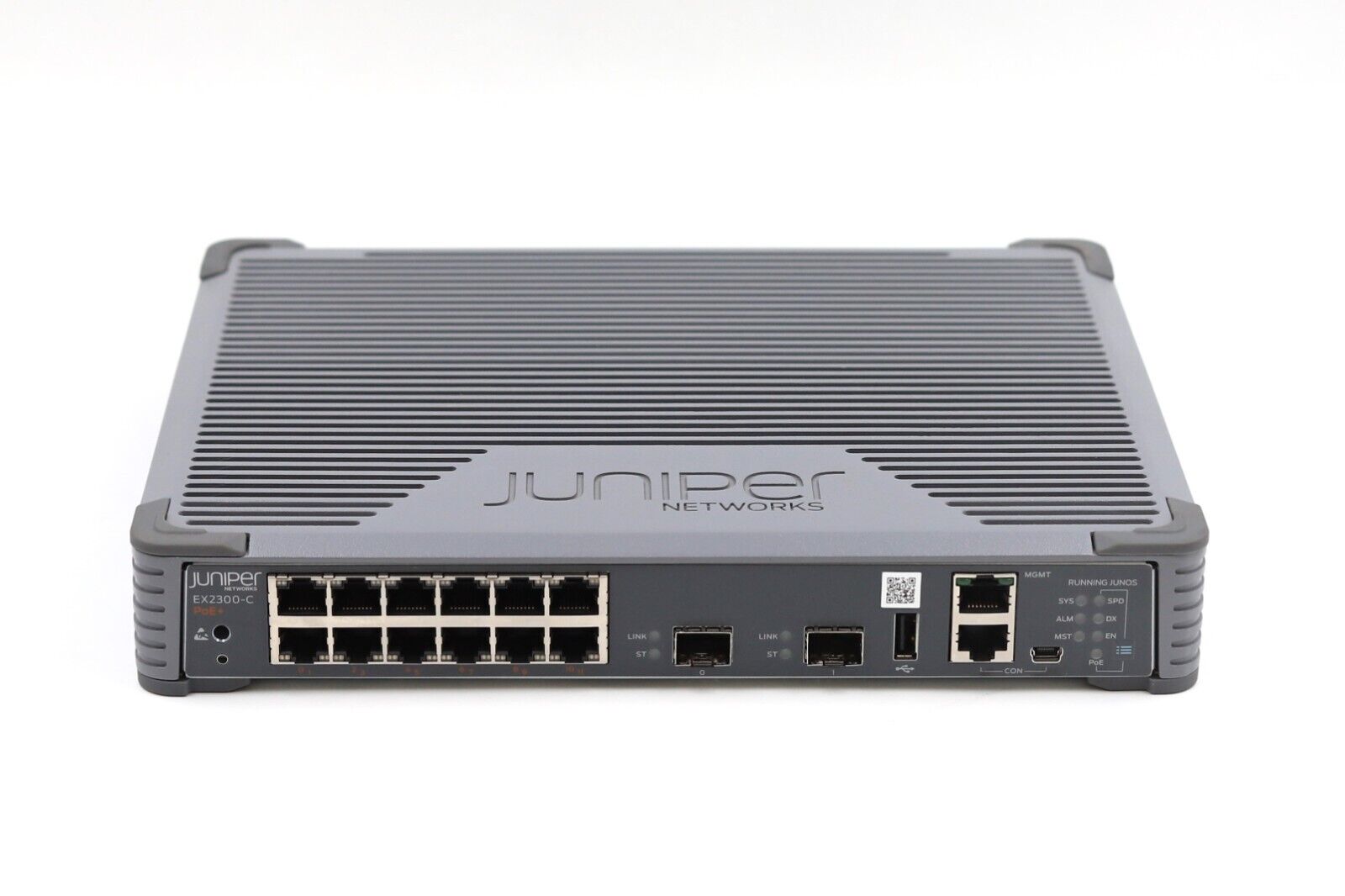 Juniper Networks EX2300-C 12-Port 2XSFP Uplinks PoE+ Switch P/N: EX2300-C-12P