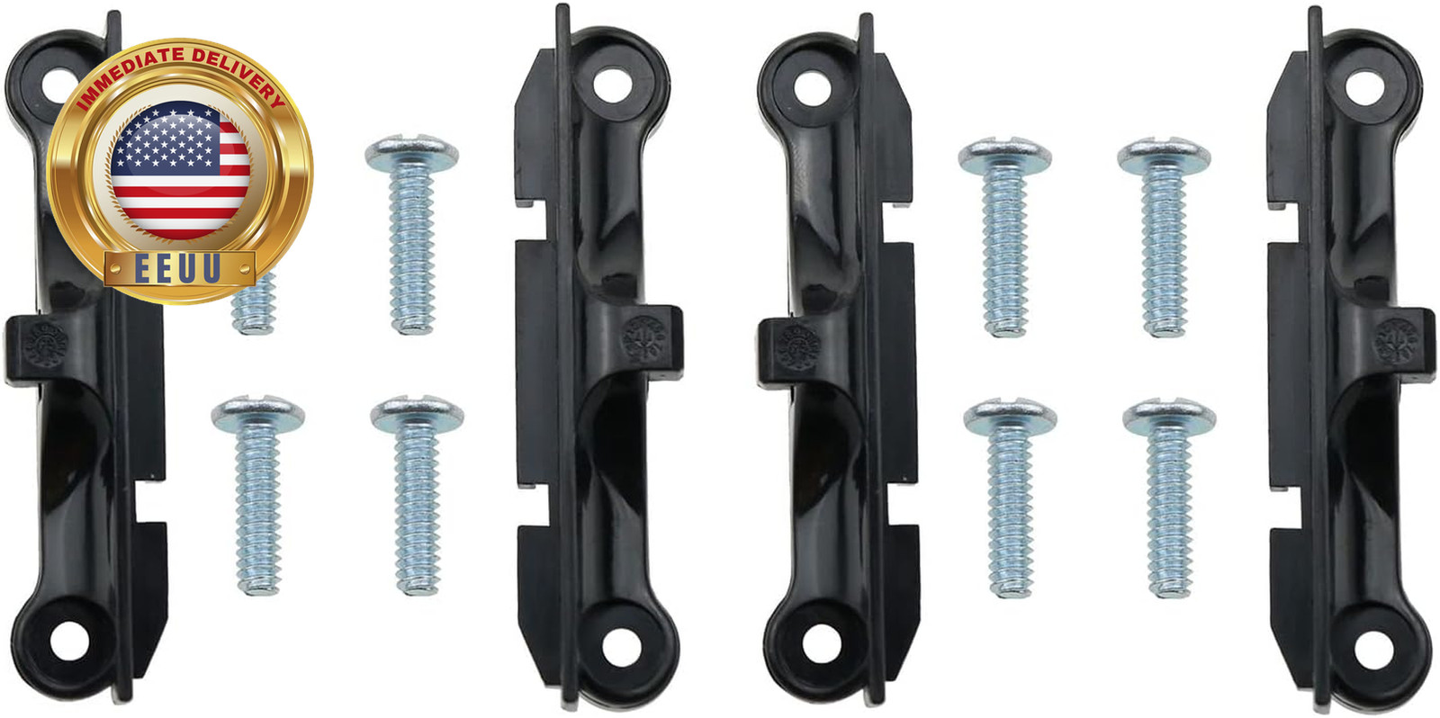 4Pcs CPU Fan Support Bracket with 8Pcs Mounting Screws for AM4 Socket, Black ⭐️⭐ 4Pcs CPU Fan Support Bracket with 8Pcs Mounting Screws for AM4 Socket, Black ⭐️⭐