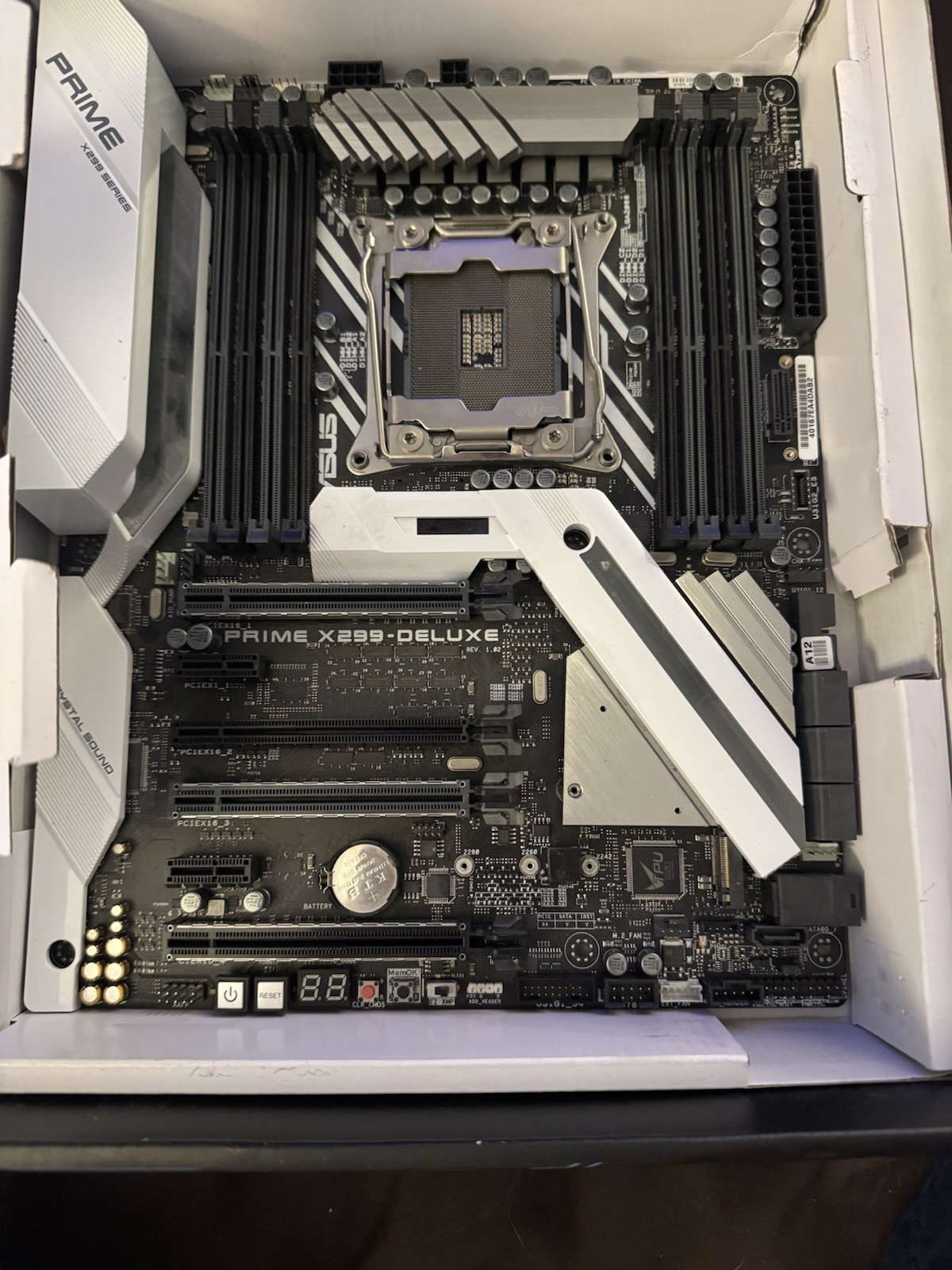 ASUS Prime X299 Deluxe Motherboard Intel LGA 2066, ATX, DDR4x8