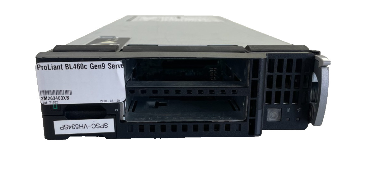 HP ProLiant BL460c G9 Server Blade Dual Xeon E5-2667 v4 NO RAM Barebone HP ProLiant BL460c G9 Server Blade Dual Xeon E5-2667 v4 NO RAM Barebone