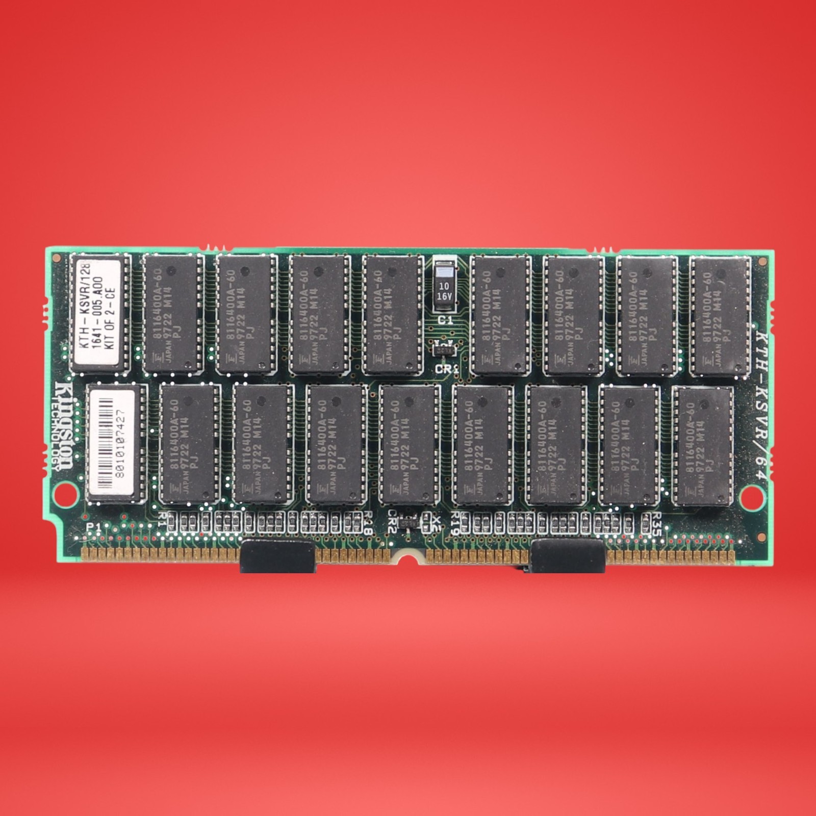 Lot of 2 KTH-KSVR/128-1641 Kingston 128MB EDO Buffered ECC EDO Memory Lot of 2 KTH-KSVR/128-1641 Kingston 128MB EDO Buffered ECC EDO Memory