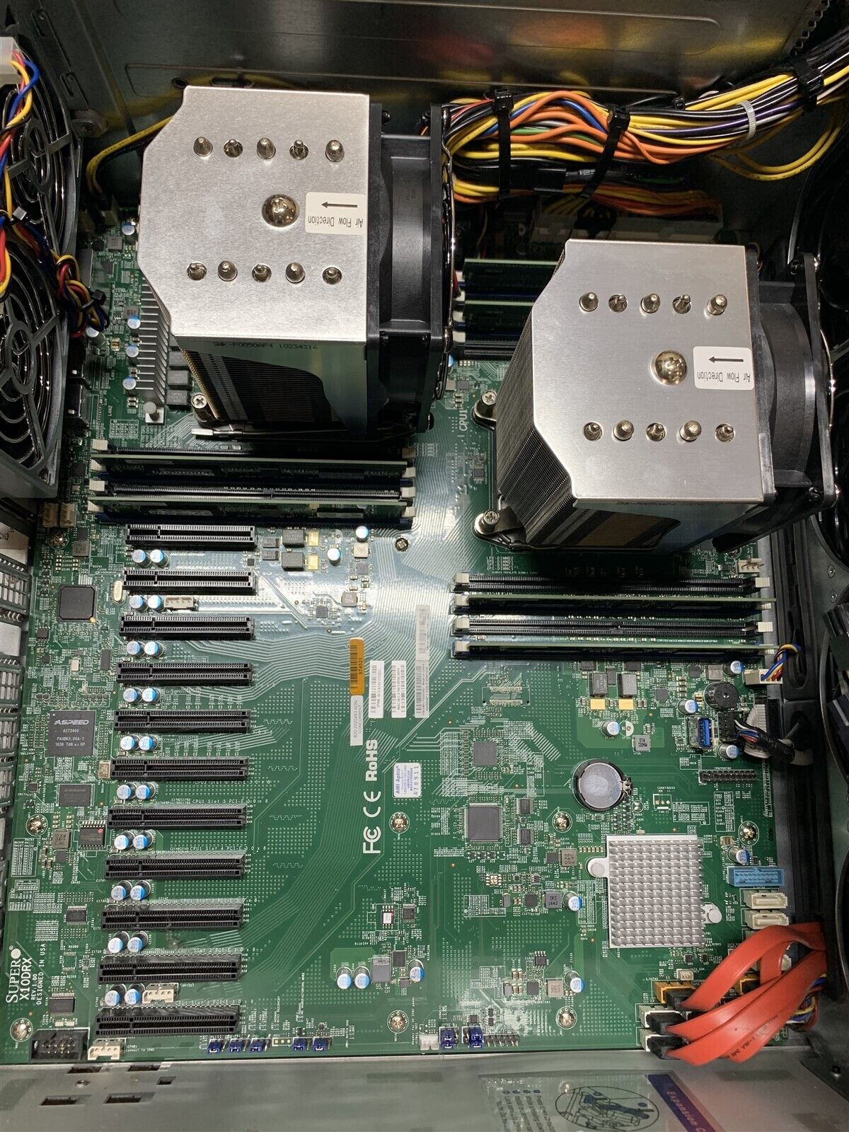 NOS Supermicro X10DRX Motherboard Dual LGA2011 Xeon E5-2667 v4 2 x 3.20GHz S2