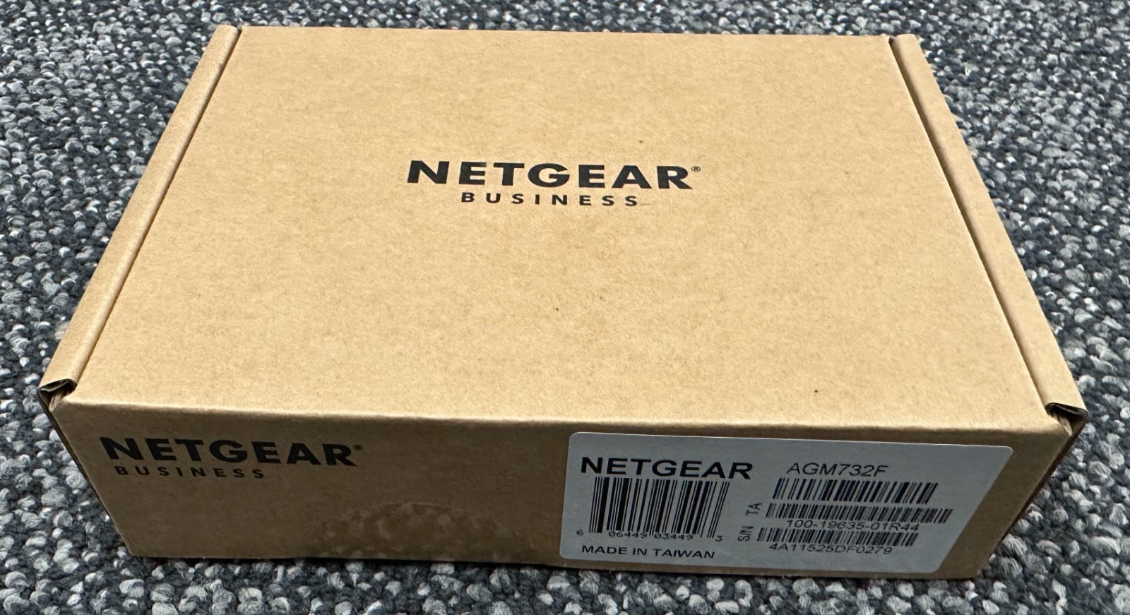 Netgear ProSafe AGM732F 1000BASE-LX SFP 1310nm GBIC Module NEW SEALED Netgear ProSafe AGM732F 1000BASE-LX SFP 1310nm GBIC Module NEW SEALED