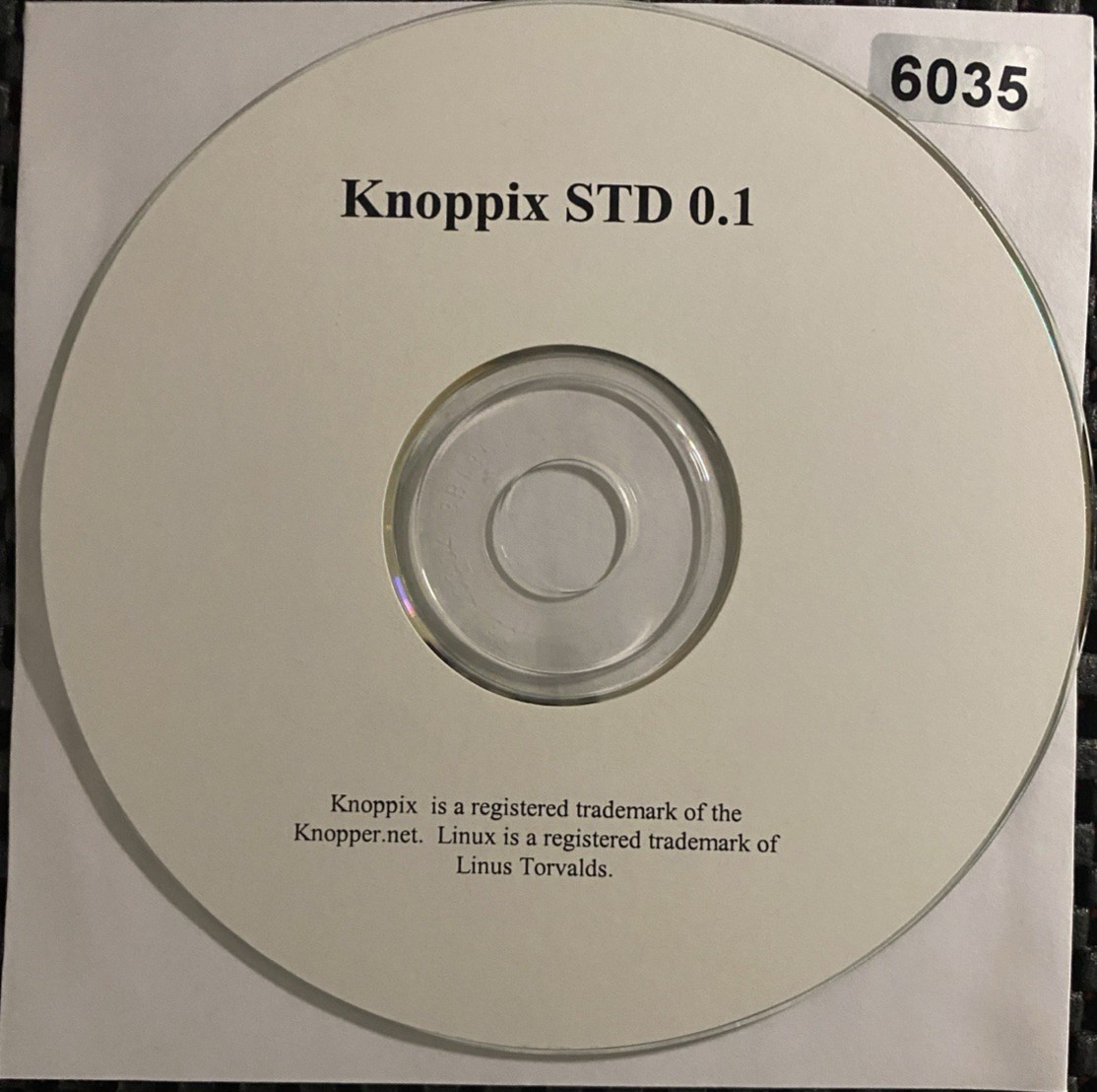VINTAGE SOFTWARE | KNOPPIX STD 0.1 (SECURITY TOOLS DISTRIBUTION) VINTAGE SOFTWARE | KNOPPIX STD 0.1 (SECURITY TOOLS DISTRIBUTION)