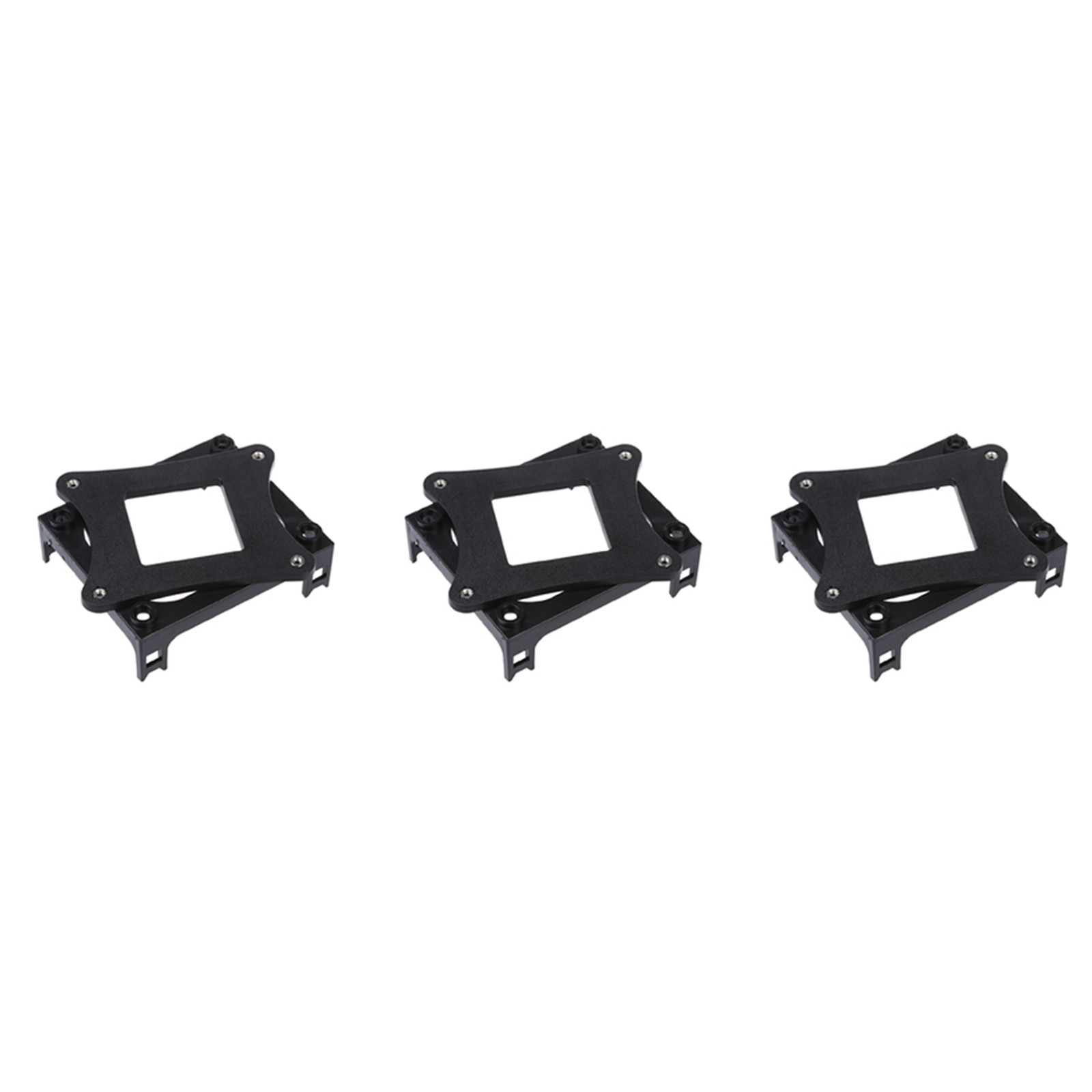 3X Black Plastic CPU Fan Mounting Bracket Base for Socket 478 V3N79840