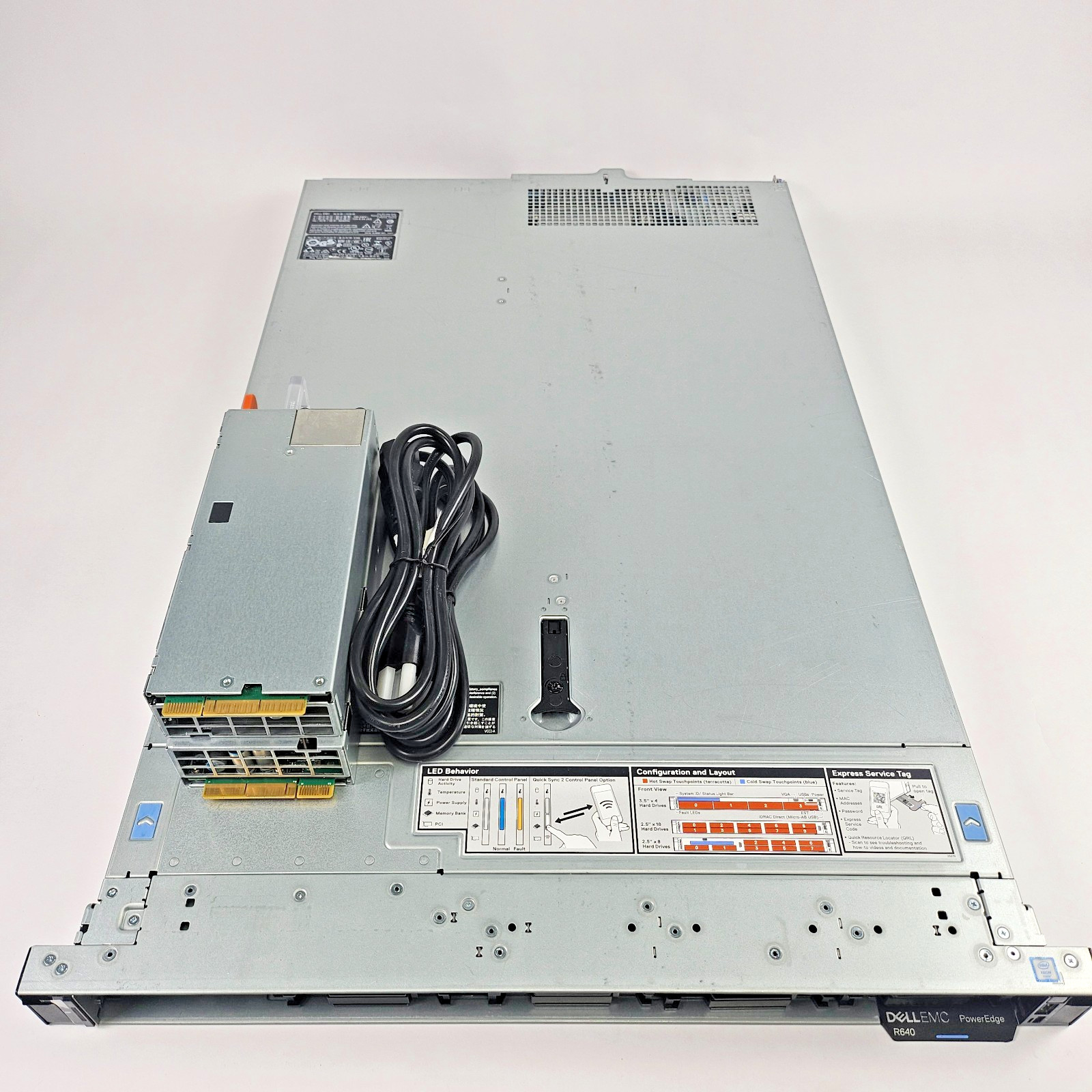 Dell R640 10 bay,8-Nvme slots,2-h/s, 2.0 TPM, HP Fans,Idrac9Ent,H330,2x1100w