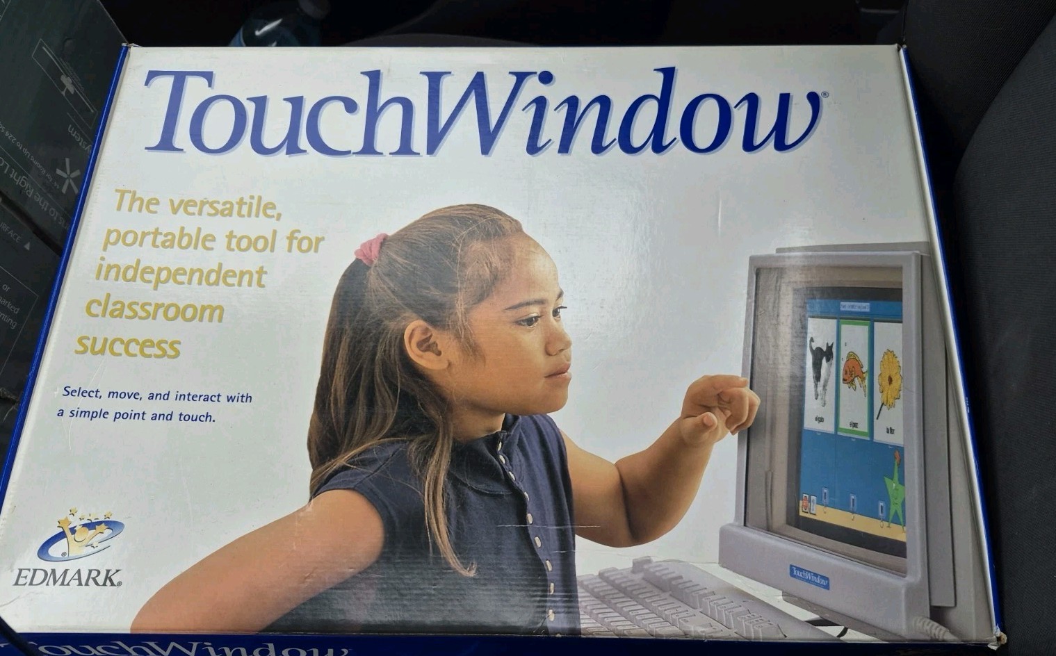 Vintage Edmark TouchWindow for Macintosh DeskTop Computer Touch Window Never Usd