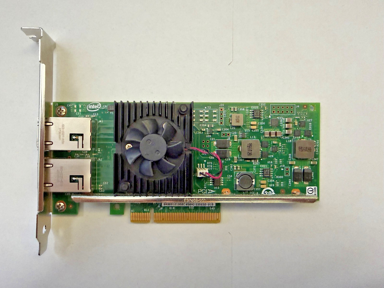 Genuine Dell/Intel X540-T2 Dual Port 10GbE Converged Network Adapter K7H46 3DFV8 Genuine Dell/Intel X540-T2 Dual Port 10GbE Converged Network Adapter K7H46 3DFV8
