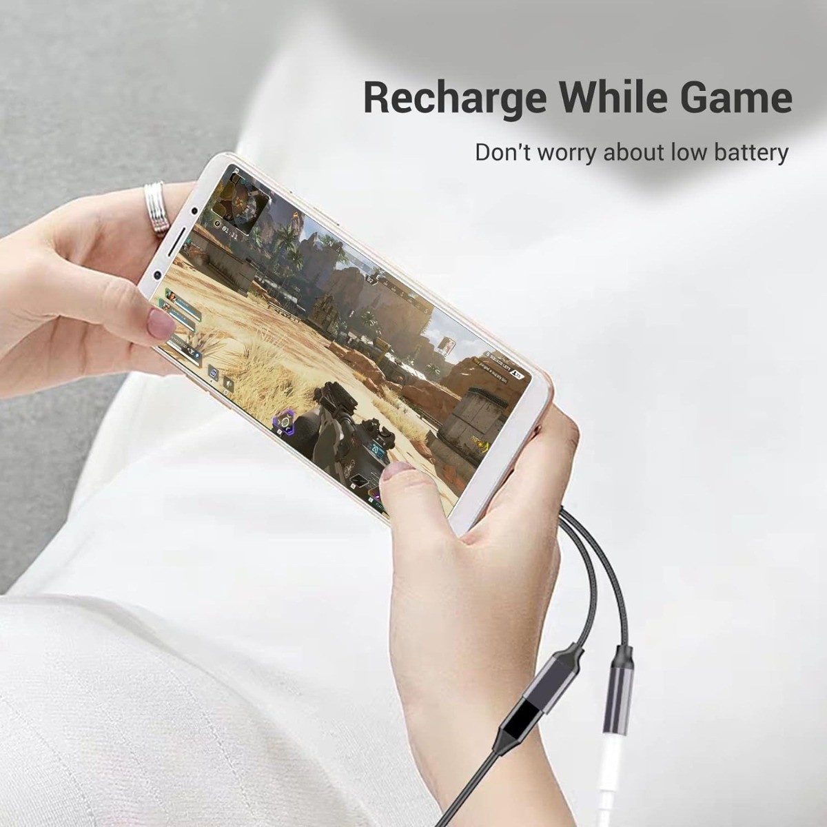 USB C to 3.5mm Audio Charging Adapter