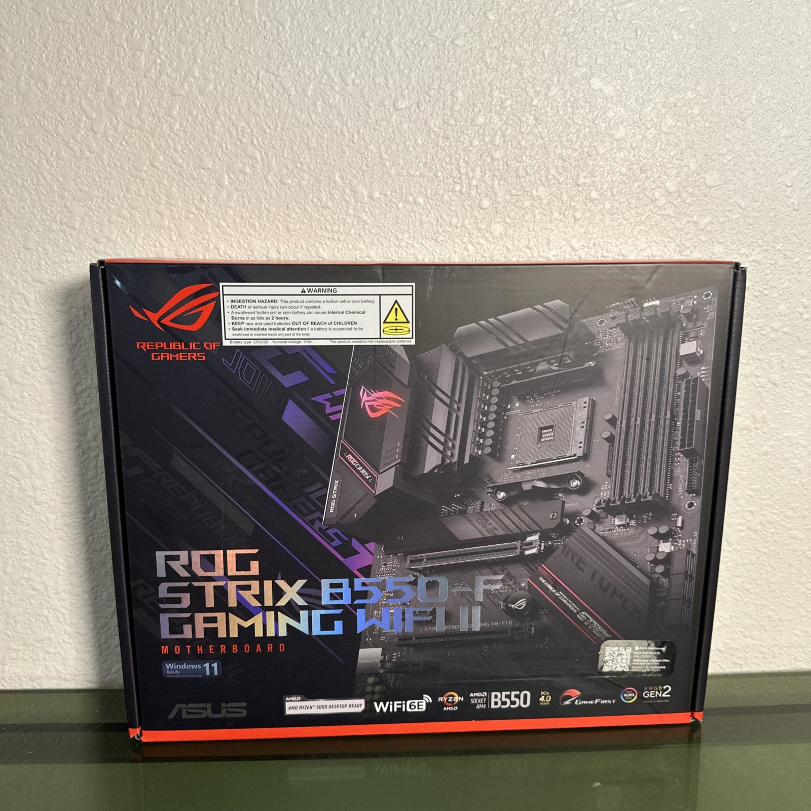ASUS ROG Strix B550-F Gaming WiFi II Motherboard - BRAND NEW & SEALED ASUS ROG Strix B550-F Gaming WiFi II Motherboard - BRAND NEW & SEALED