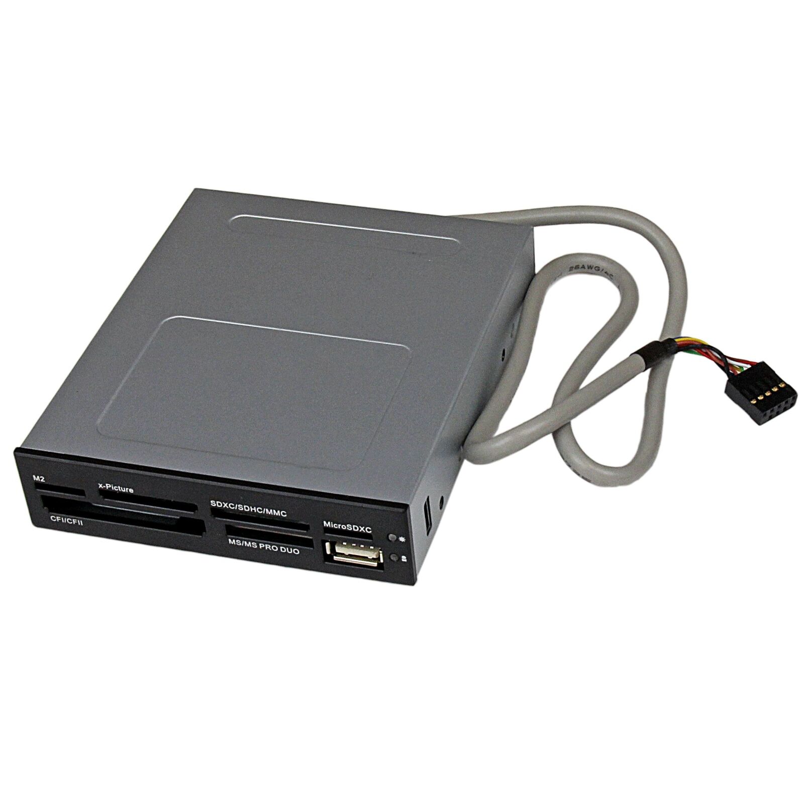 StarTech.com 3.5in Front Bay 22-in-1 USB 2.0 Internal Multi Media Memory Card Re