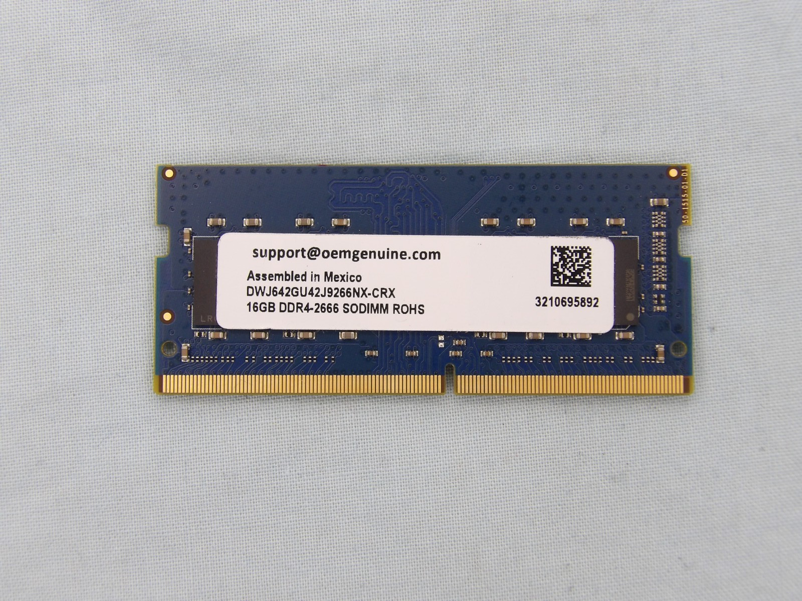 OEM Genuine 16GB PC4-2666 (DWJ642GU42J9266NX-CRX) DDR4 Laptop ram OEM Genuine 16GB PC4-2666 (DWJ642GU42J9266NX-CRX) DDR4 Laptop ram