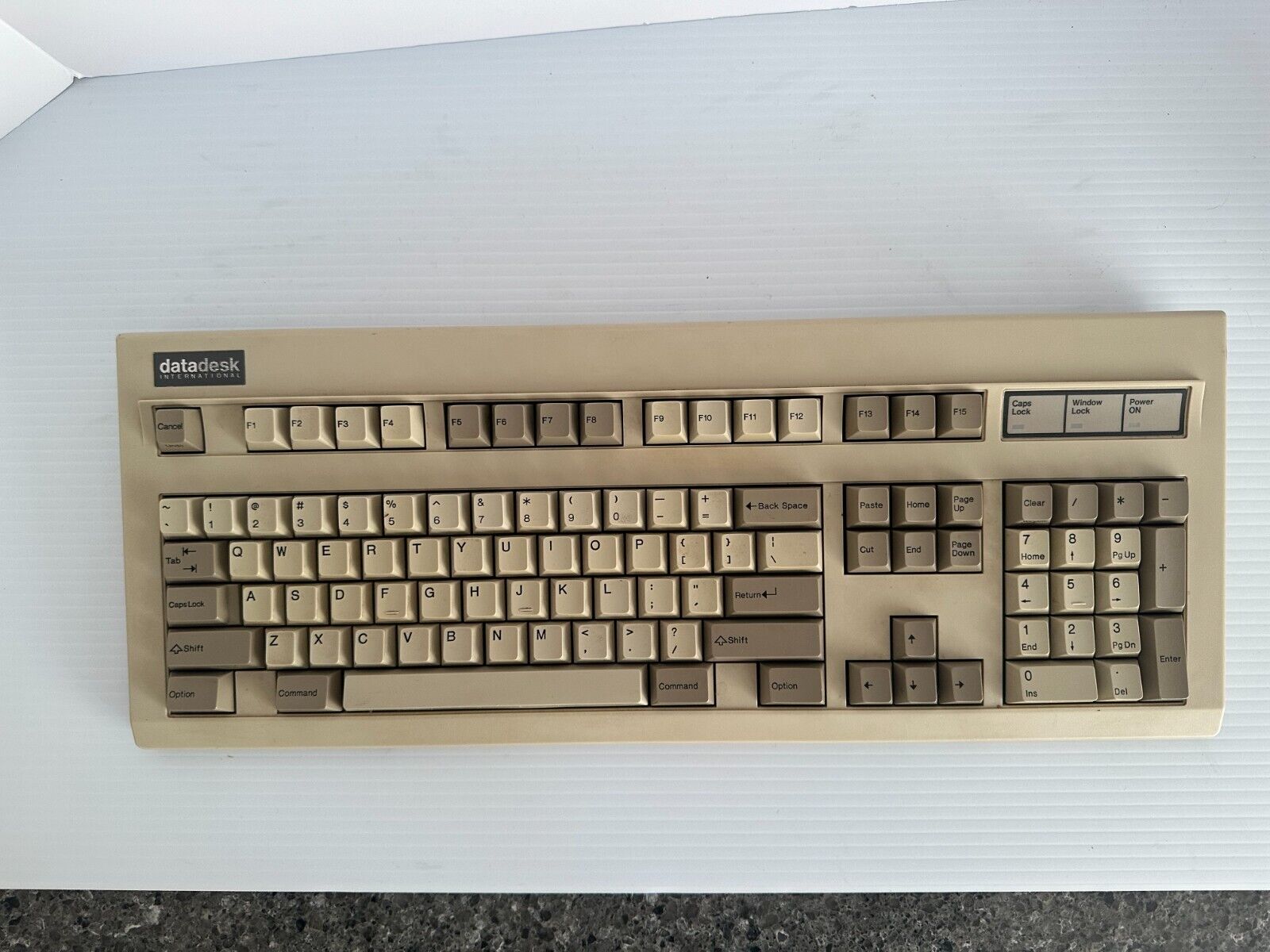 Vintage Data Desk Turbo 101 keyboard 60420-6 mac PC