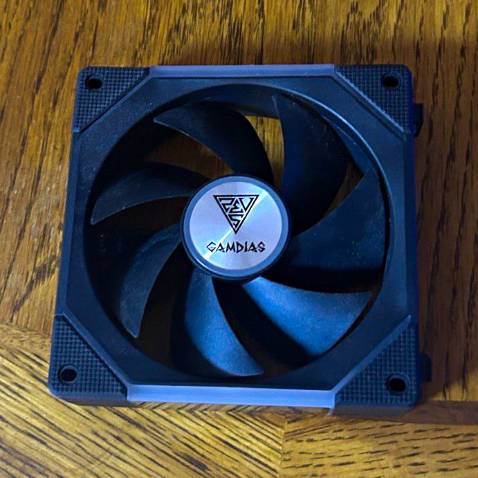 GAMDIAS AEOLUS M1-1201 120mm Black Case Fan Ball 1600RPM 72CFM 3-Pin GAMDIAS AEOLUS M1-1201 120mm Black Case Fan Ball 1600RPM 72CFM 3-Pin