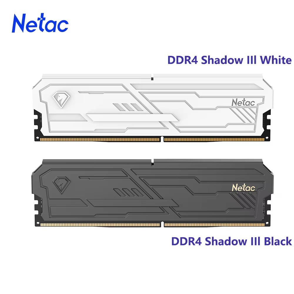Netac Shadow II DDR4 RAM 3200/3600MHz 8GB 16GB 32GB Heatsink XMP2.0 Desktop Netac Shadow II DDR4 RAM 3200/3600MHz 8GB 16GB 32GB Heatsink XMP2.0 Desktop