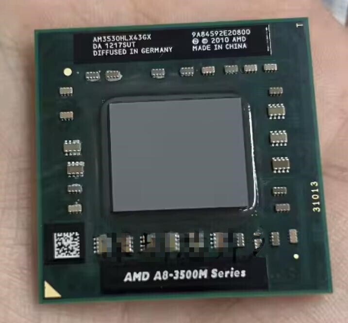 AMD A8-3530MX 1.9Ghz/4Mb/4 Cores/Socket FS1 CPU AMD A8-3530MX 1.9Ghz/4Mb/4 Cores/Socket FS1 CPU