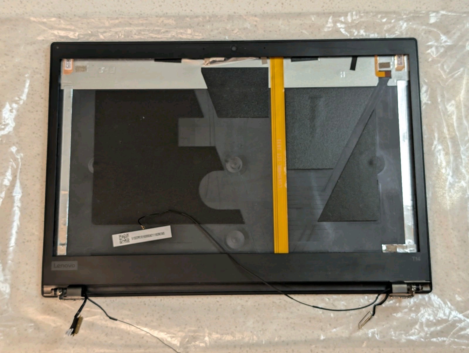 Lenovo ThinkPad T14 Gen1  Lid LCD Cover + Webcam + Hinges + Bezel + WiFi Antenna