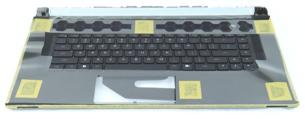 NEW Dell YHR3X C9T67 Alienware x17 R1 R2 Palmrest & Backlit US Keyboard Assembly