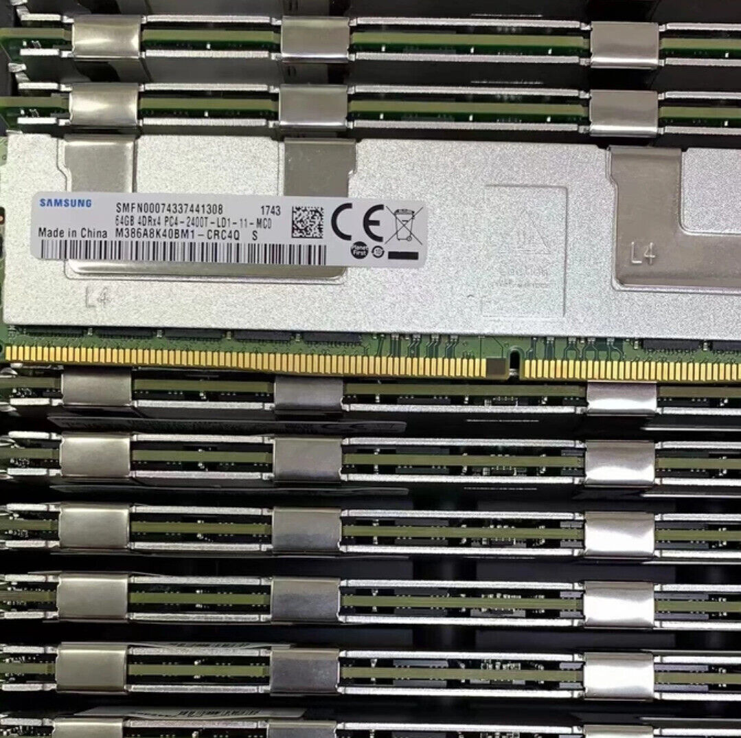 Samsung 64GB DDR4 Arbeitsspeicher RAM 2400MHz ECC DIMM Server Memory PC4-19200