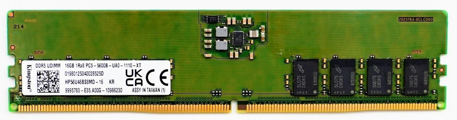 Kingston HP56U46BS8MD-16 DDR5 16GB (1x16GB) SODIMM Laptop Memory 5600MHz Kingston HP56U46BS8MD-16 DDR5 16GB (1x16GB) SODIMM Laptop Memory 5600MHz