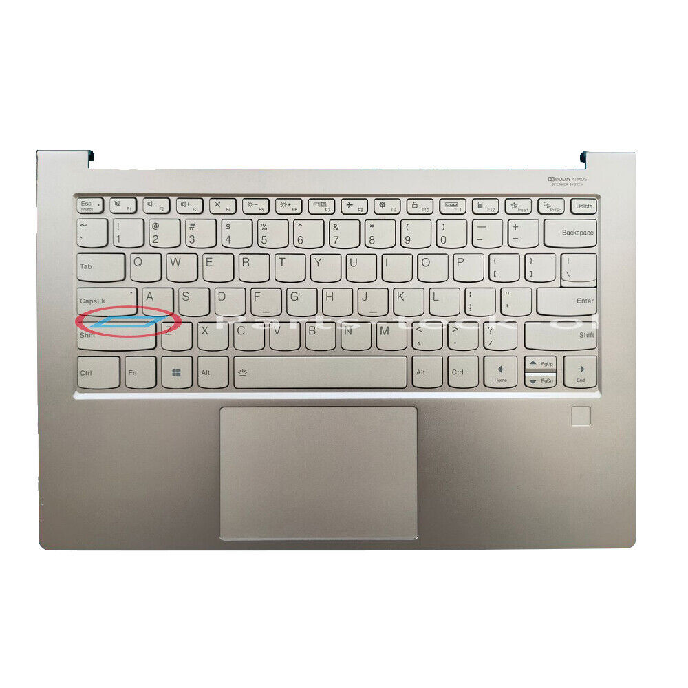 New For Lenovo IdeaPad Yoga 9-14ITL5 82BG Palmrest FPR+Backlit Keyboard US