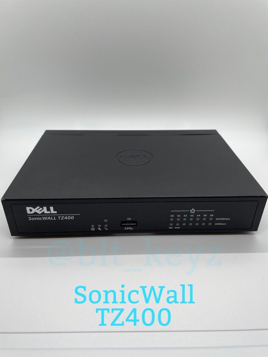 Dell SonicWall TZ400 Firewall Appliance With OEM Power Supply - Used