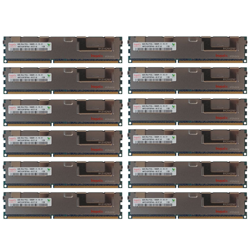 96GB Kit 12x 8GB HP Proliant DL585 DL980 ML370 SL165S SL165Z G7 Memory Ram