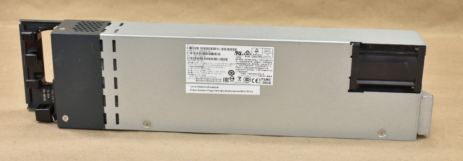 Lot Of 2 Cisco PWR-C1-1100WAC 1100WAC Power Supply for 3850 Series Switch Lot Of 2 Cisco PWR-C1-1100WAC 1100WAC Power Supply for 3850 Series Switch