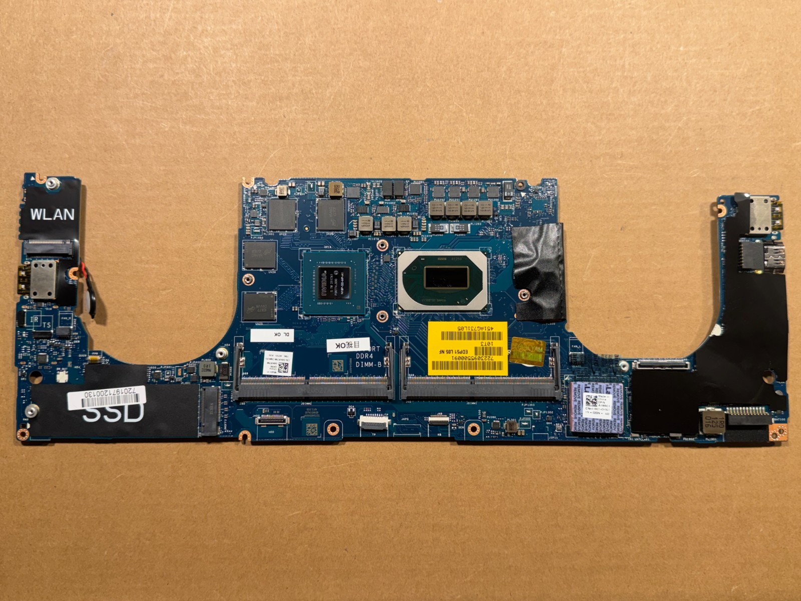 NEW Dell XPS 15 7590 Motherboard Intel i9-9980HK nVidia GTX1650 4KR2M LA-H331P NEW Dell XPS 15 7590 Motherboard Intel i9-9980HK nVidia GTX1650 4KR2M LA-H331P