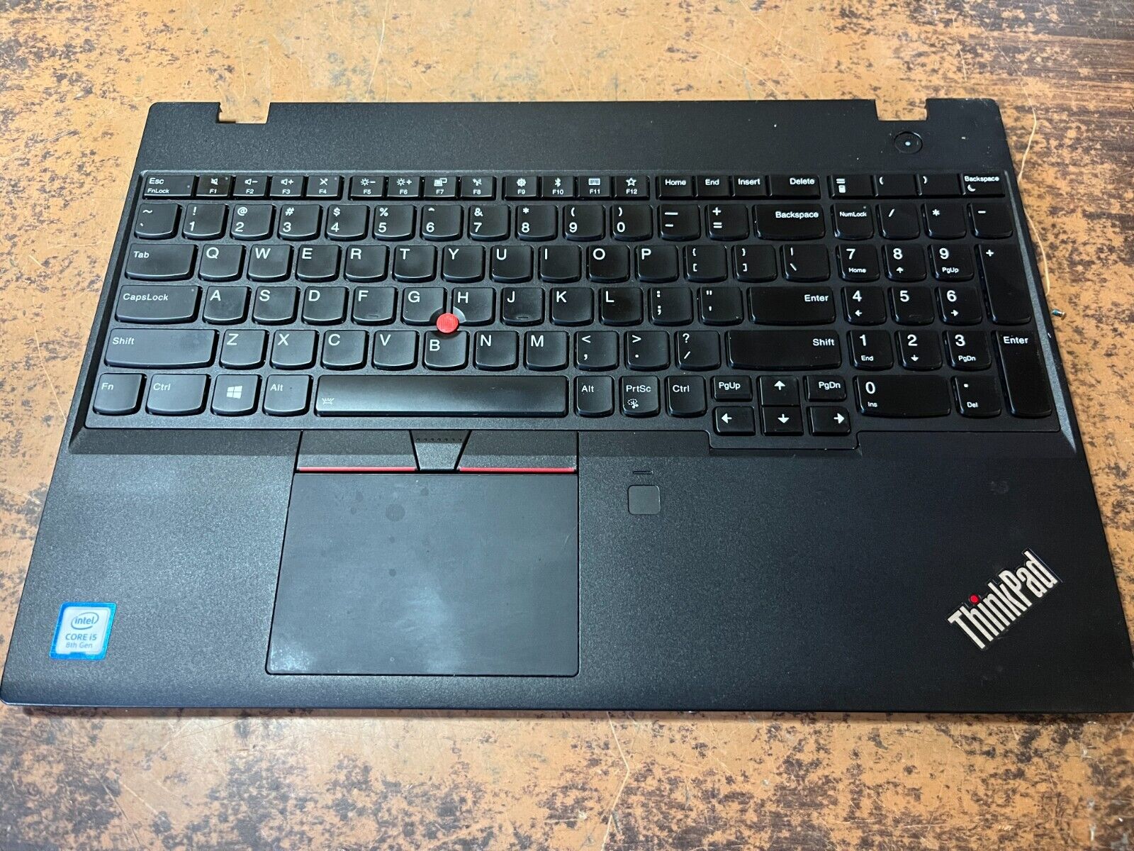 Lenovo ThinkPad T580 OEM Palmrest Assembly Keyboard Trackpad Speakers