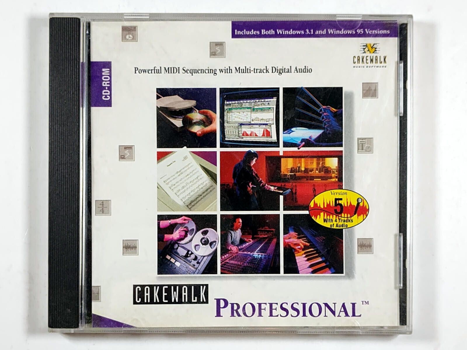Cakewalk professional 4.5 / 5.0 CD-ROM , Vintage software for Windows 95