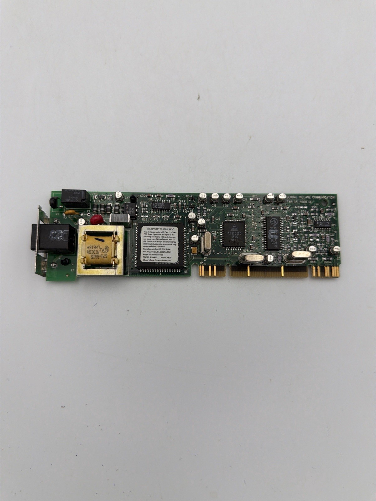 TelePort Platinum V ISA Modem Card Global Village Vintage PC Mac 14.4/28.8 TelePort Platinum V ISA Modem Card Global Village Vintage PC Mac 14.4/28.8