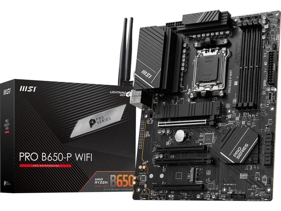 MSI PRO B650-P WiFi AM5 ATX AMD Motherboard