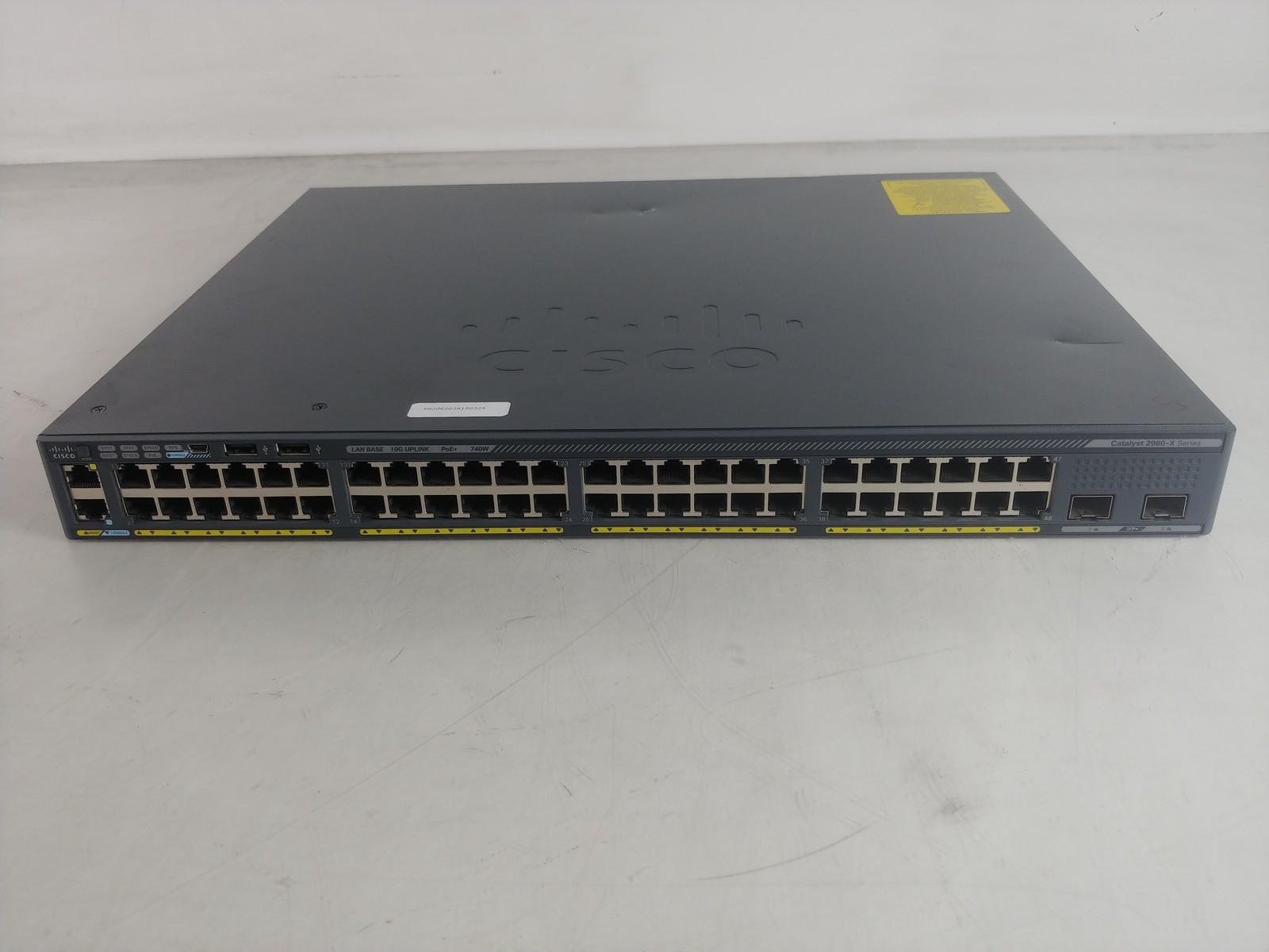 Cisco Catalyst WS-C2960X-48FPD-L 48-Port Gigabit Managed PoE+ Ethernet Switch Cisco Catalyst WS-C2960X-48FPD-L 48-Port Gigabit Managed PoE+ Ethernet Switch