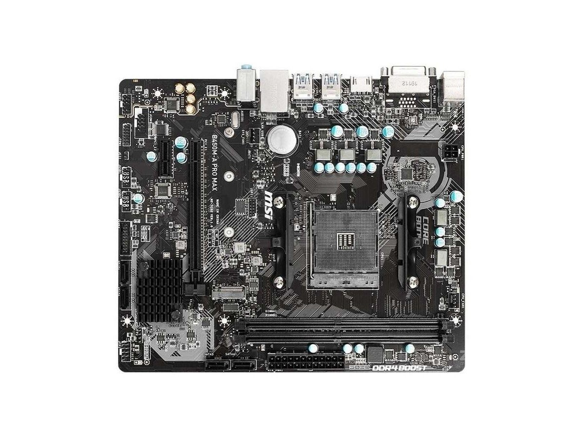 For MSI B450M-A PRO MAX motherboard B450 AM4 2*DDR4 32G HDMI+DVI m-ATX Tested OK For MSI B450M-A PRO MAX motherboard B450 AM4 2*DDR4 32G HDMI+DVI m-ATX Tested OK
