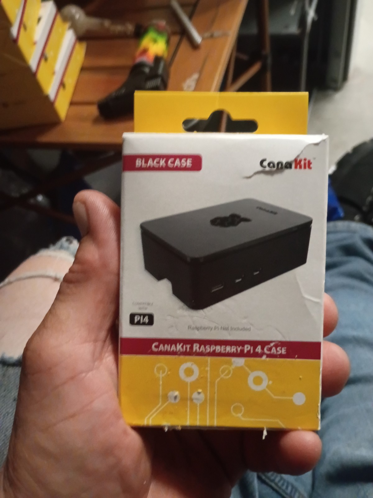 CanaKit Raspberry Pi 4 Small Form Factor Case Black Plastic Removable Lid CanaKit Raspberry Pi 4 Small Form Factor Case Black Plastic Removable Lid