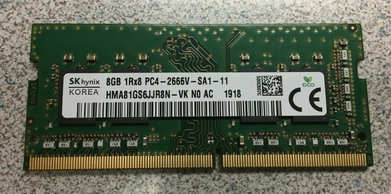 SKhynix 8GB 1Rx8 PC4-2666V-SA1-11 RAM SODIMM Memory - ship today
