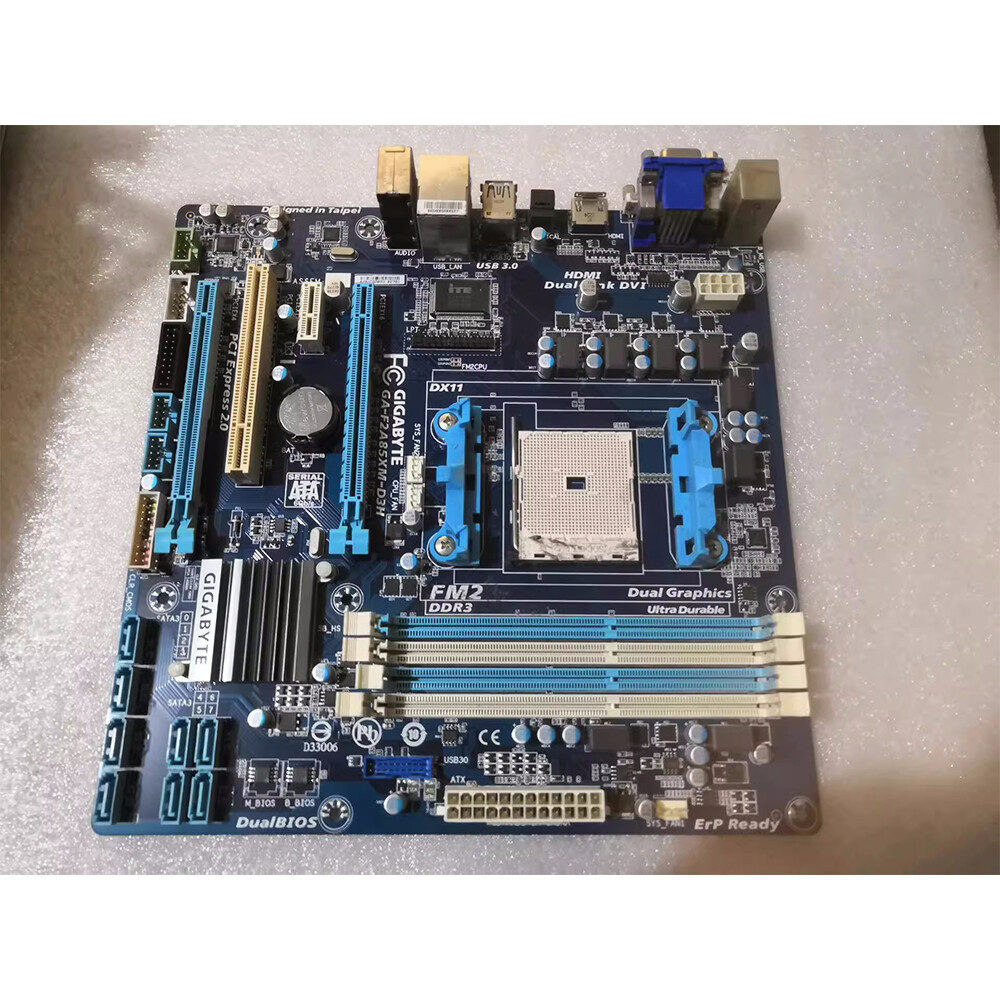 For Gigabyte GA-F2A85XM-D3H Socket FM2 Motherboard AMD A85X DDR3 DIMM M-ATX For Gigabyte GA-F2A85XM-D3H Socket FM2 Motherboard AMD A85X DDR3 DIMM M-ATX