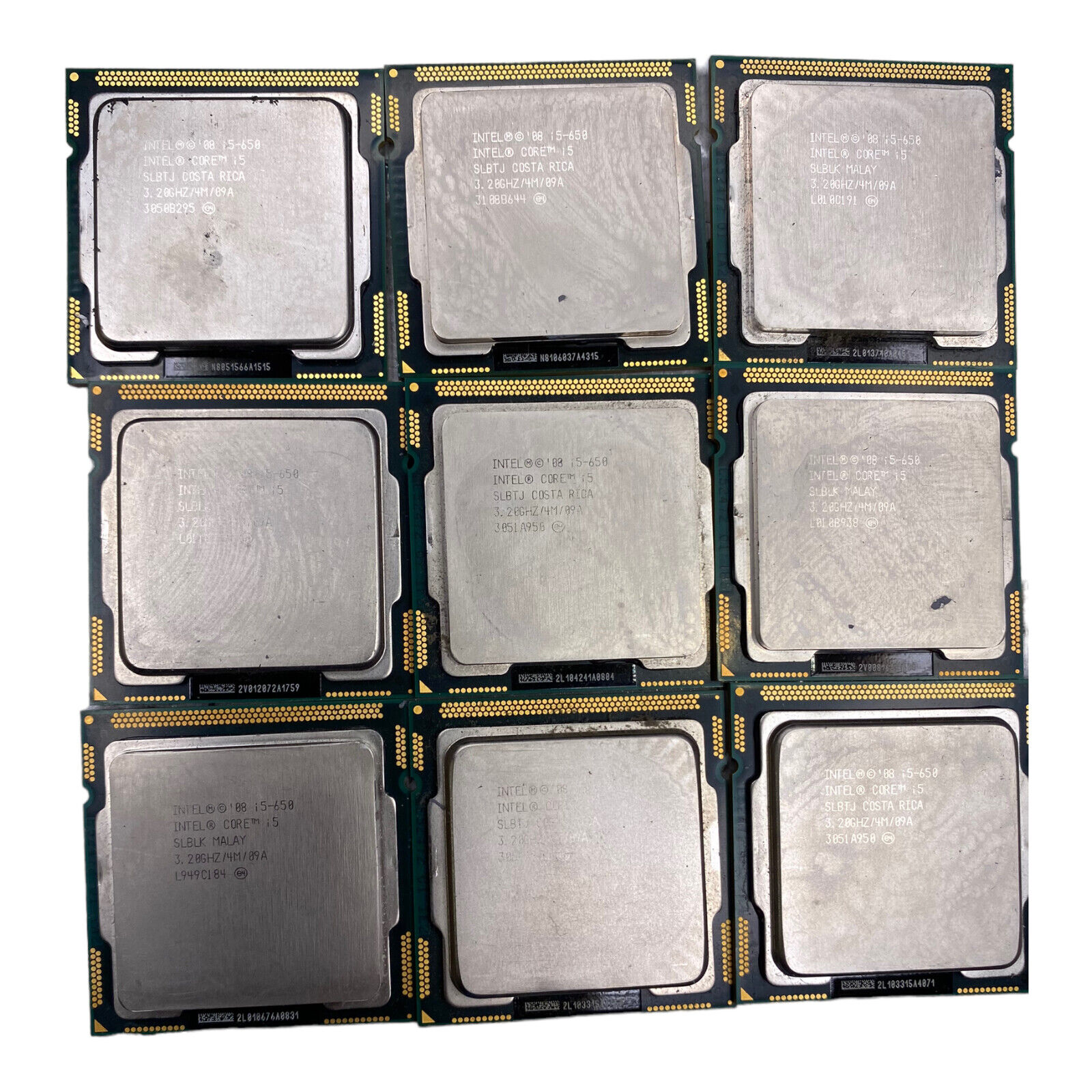 Lot of 9 Intel Core i5-6500T 2.50Ghz SR2L8 CPU Processor