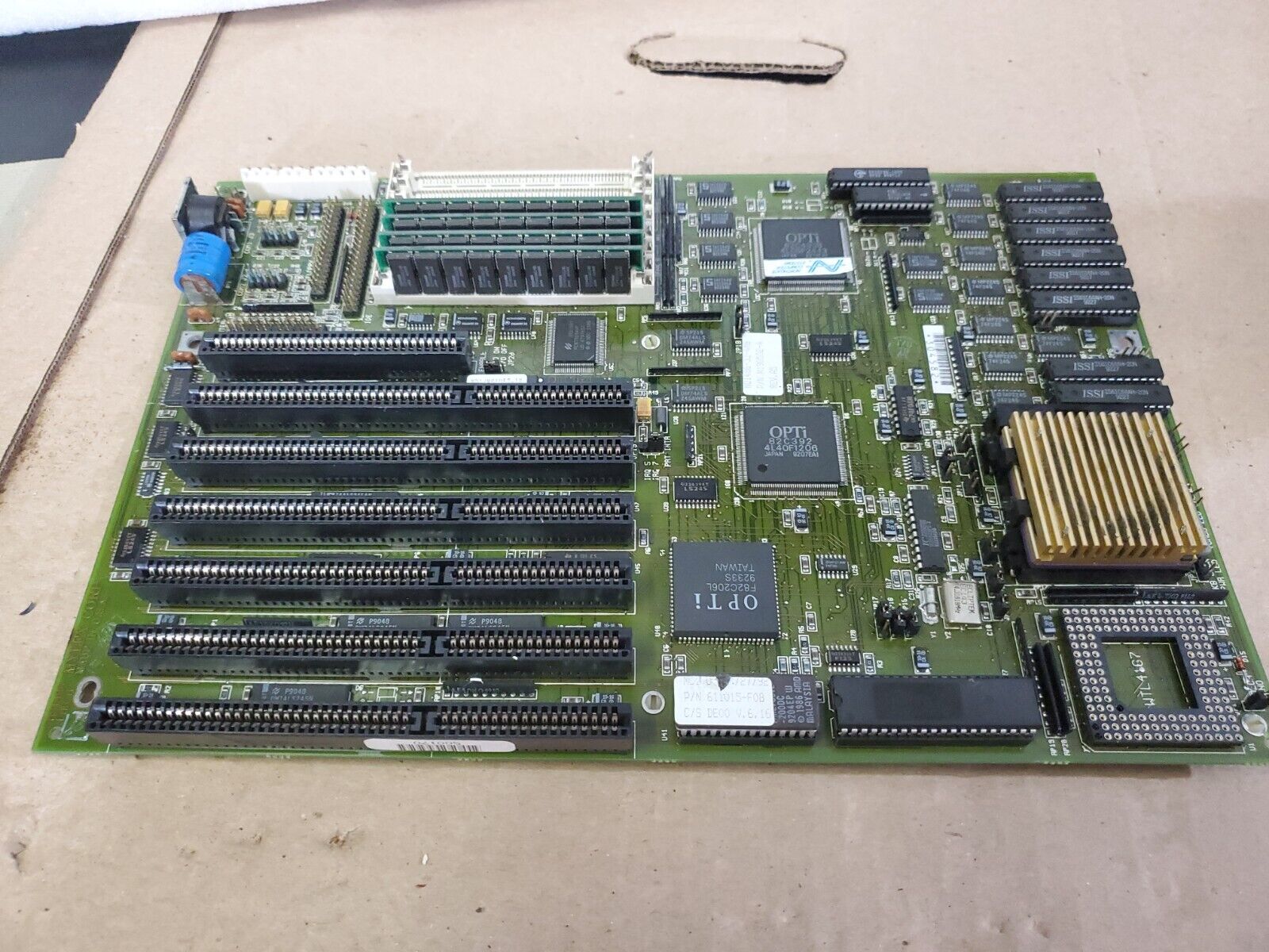 For parts only untested  vintage northgate computer  system  motherboard MSi 486