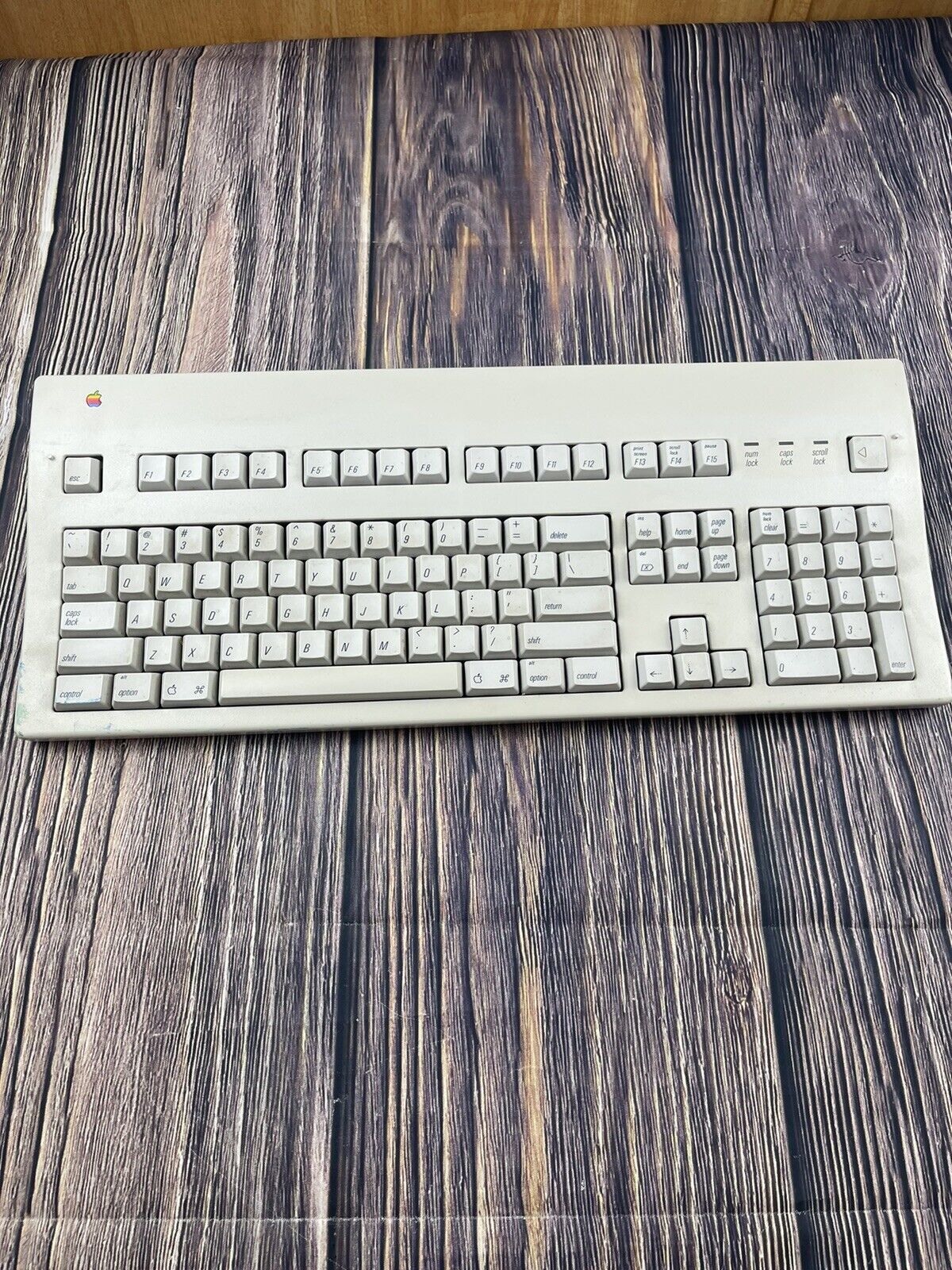Vintage Apple Extended Keyboard II M3501 Mechanical Untested