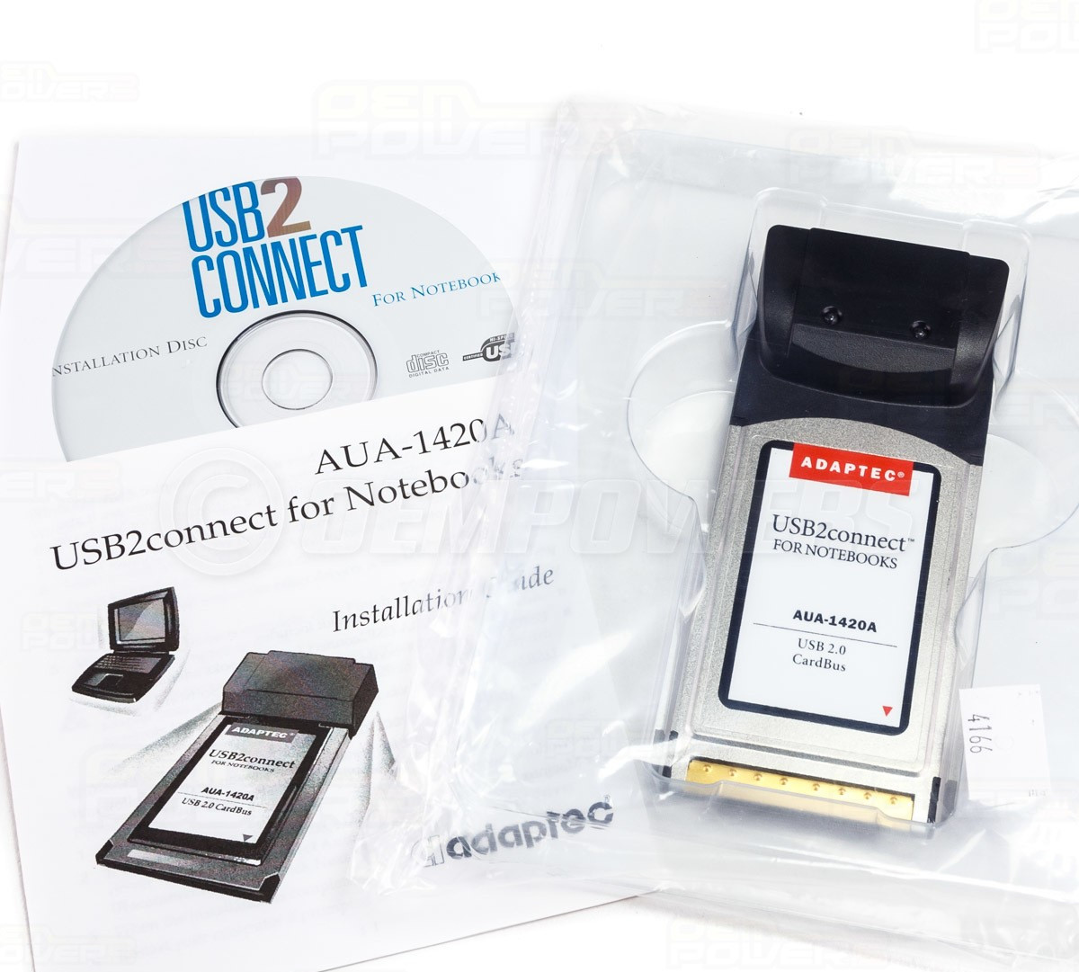 Adaptec AUA1420 2Port USB 20 CardBus Adapter Laptop Notebook PC Card G2U