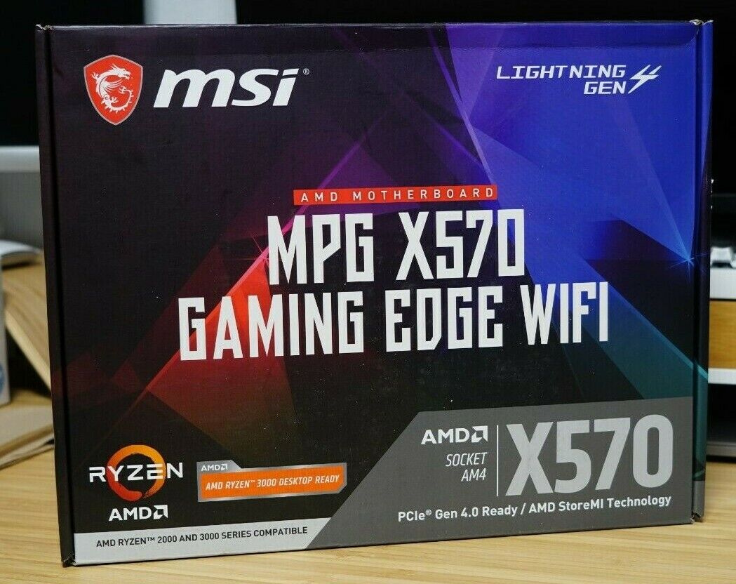 MSI MPG X570 Gaming Edge WiFi AMD Socket AM4 DDR4 ATX Motherboard