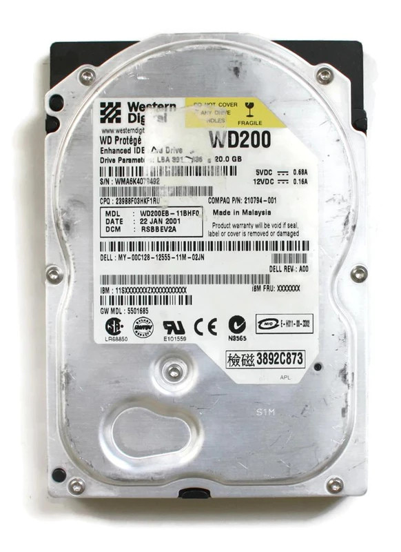 WD200EB-11BHF0 00C128 MY-00C128-12555-12D-07U5 western digital wd dell protege WD200EB-11BHF0 00C128 MY-00C128-12555-12D-07U5 western digital wd dell protege