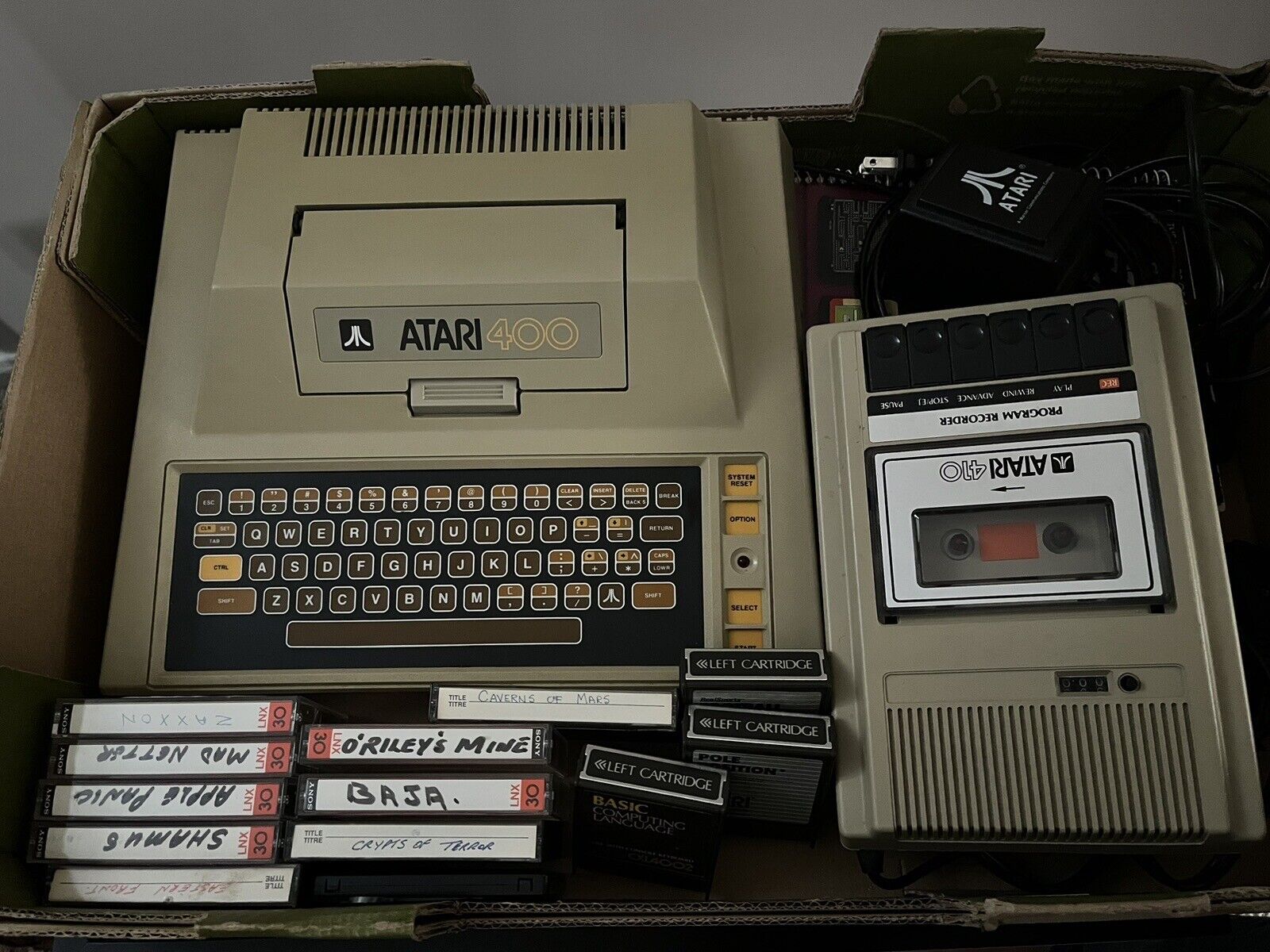 Vintage Atari 400 Computer Bundle Tested