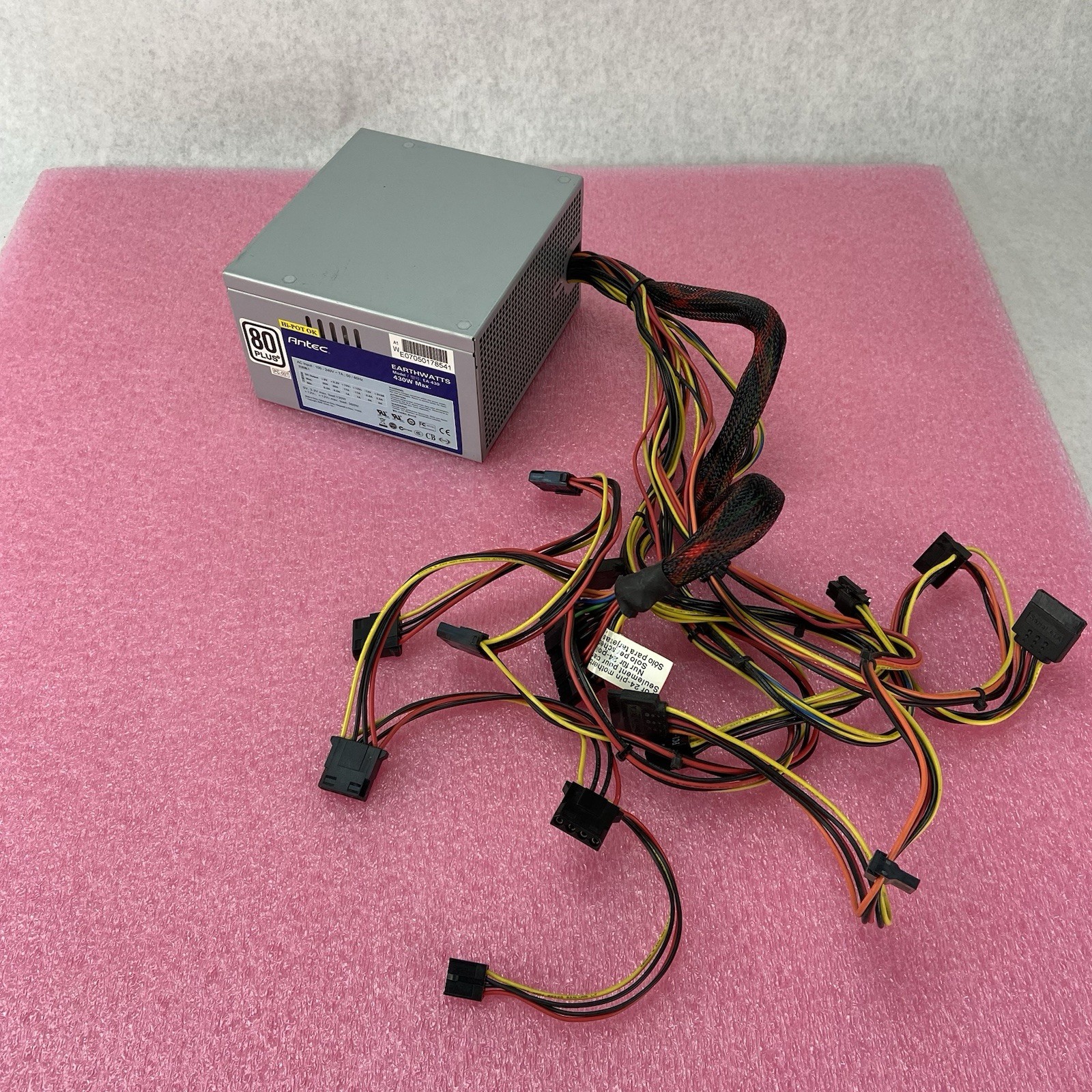 Antec EA-430 80Plus 430W ATX Power Supply No PCIe Antec EA-430 80Plus 430W ATX Power Supply No PCIe