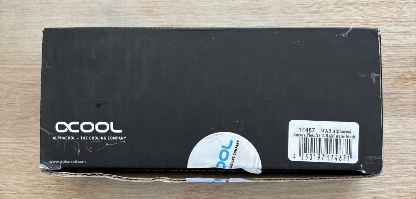 Alphacool Aurora Acryl X4 D-RAM Water Block Alphacool Aurora Acryl X4 D-RAM Water Block