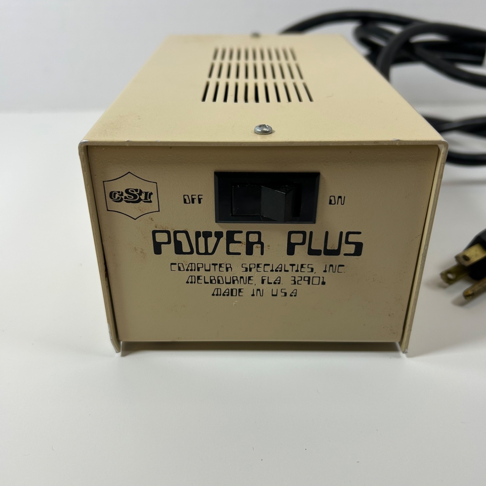 CSI Power Plus Computer Specialties Melbourne FLA Commodore Power Supply USA