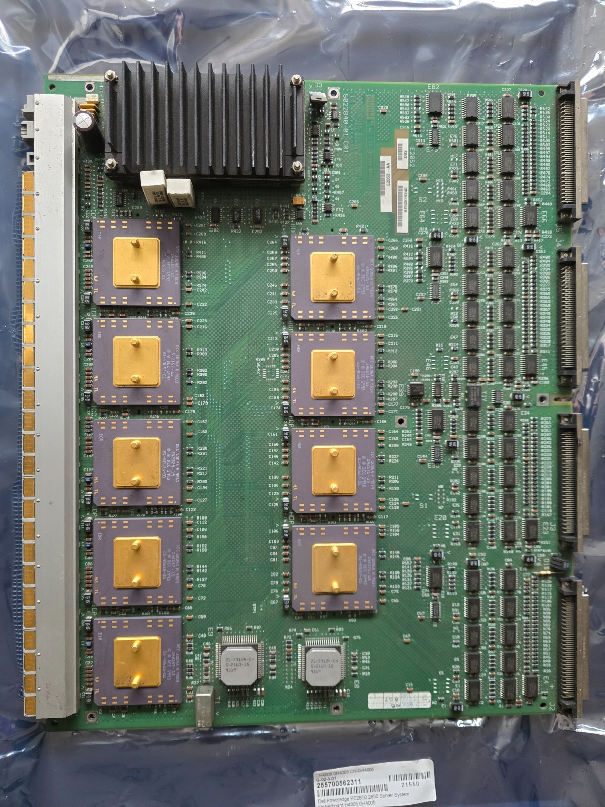 Vintage DEC E2052-AA AlphaServer I/O Board 9 Gold Ceramic ICs 4.3 LB Gold Scrap Vintage DEC E2052-AA AlphaServer I/O Board 9 Gold Ceramic ICs 4.3 LB Gold Scrap